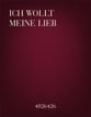 Ich Wollt Meine Lieb Two-Part choral sheet music cover